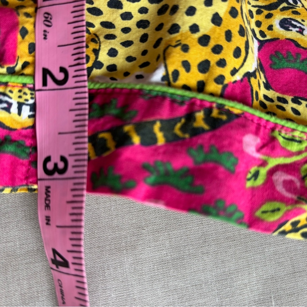 Printfresh Bagheera Leopard Print Pajama Set Pink and Yellow Organic Cotton XL - Picture 10 of 12